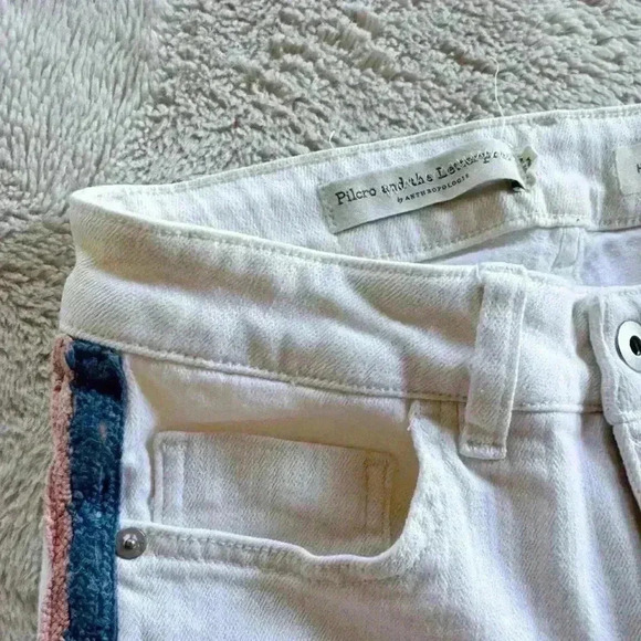 NWOT Anthropologie Pilcro Crochet High Rise Pants size 25 - Picture 4 of 5